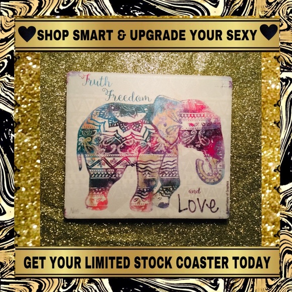 COPY - 🆕🖤💛SEXYBRAINBOUTIQUE: BOHO ELEPHANT COASTER💛🖤🆕 - Picture 5 of 5